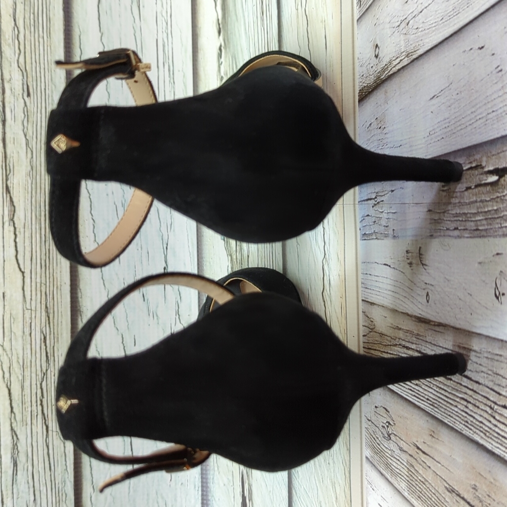 Sam Edelman Porchia Black Suede Heels - Picture 4 of 9
